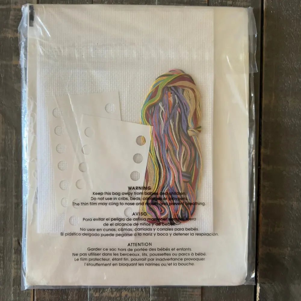 New Janlynn Wild Wacky & Wonderful Cat Lives Here Cross Stitch Bird Fish‎ Mouse